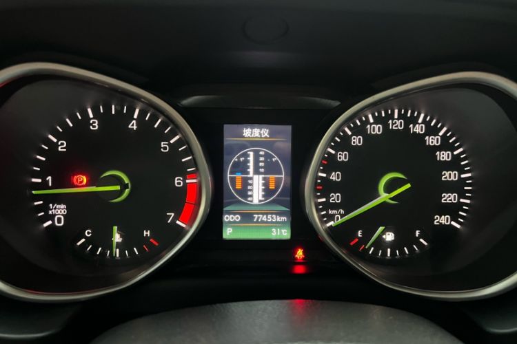 Used BAIC Off-Road BJ80 2016 2.3T Automatic Prestige Edition Odometer Close Up