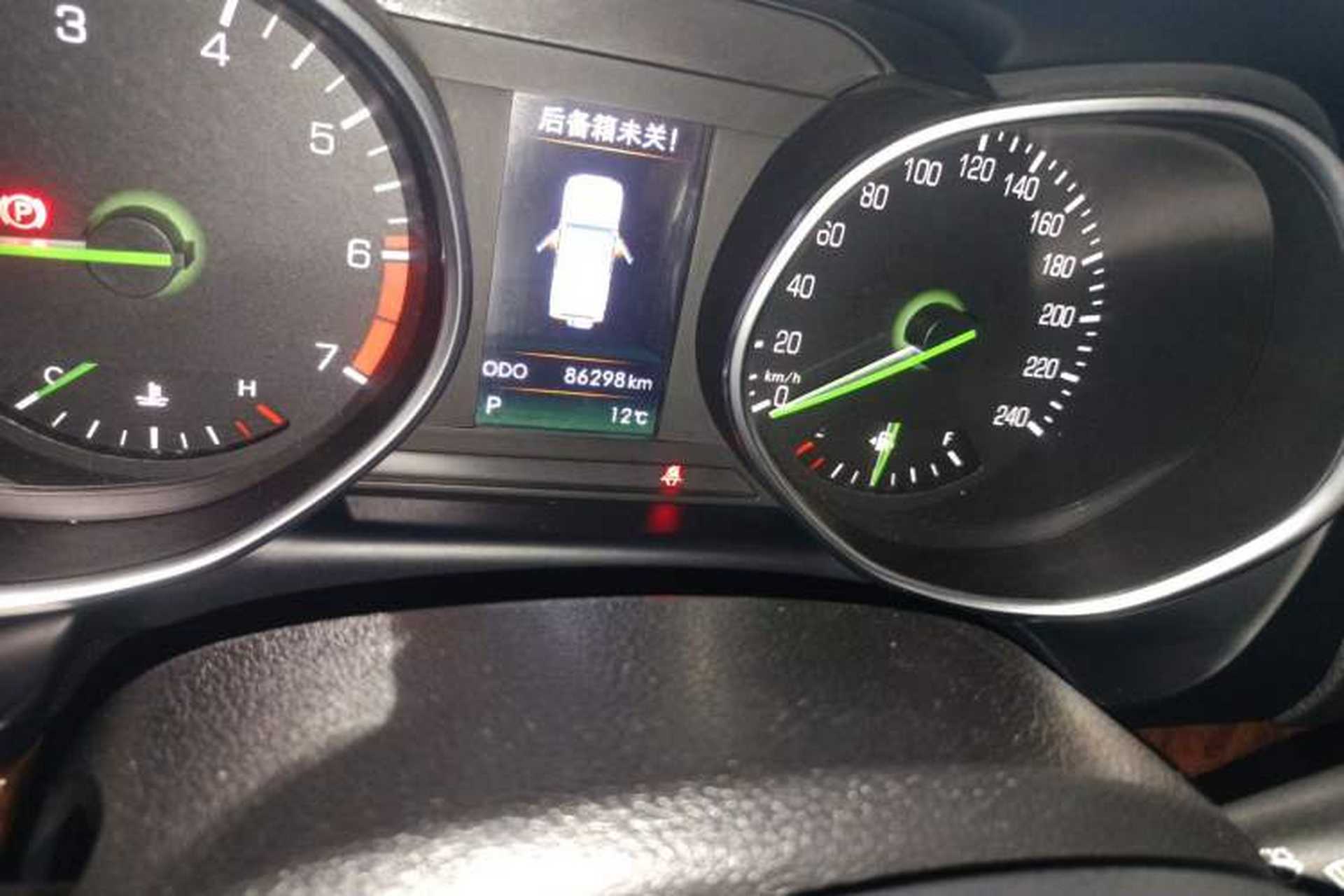 Used BAIC Off-Road BJ80 2016 2.3T Automatic Prestige Edition Odometer Close Up