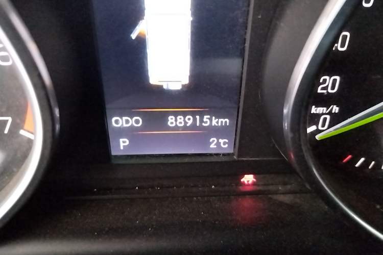 Used BAIC Off-Road BJ80 2016 2.3T Automatic Prestige Edition Odometer Close Up