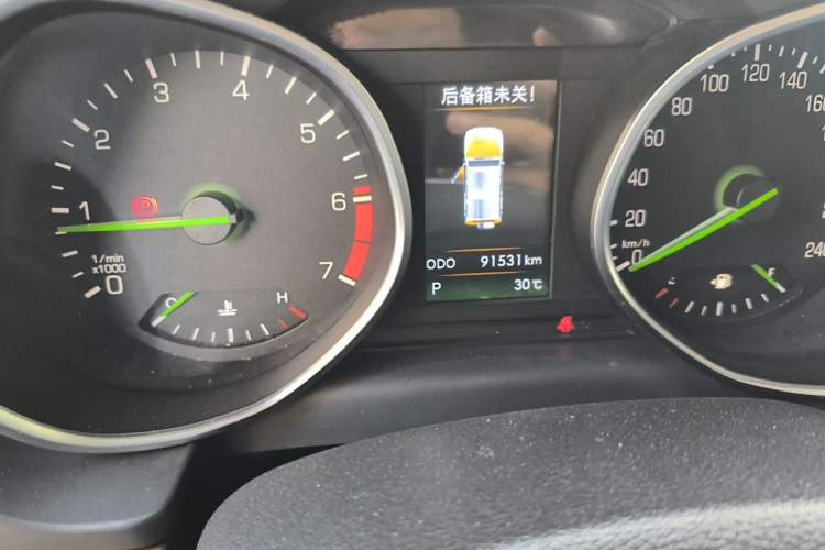 Used BAIC Off-Road BJ80 2017 2.3T Automatic 90th Anniversary Edition Odometer Close Up
