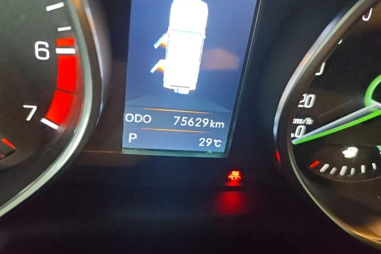 Used BAIC Off-Road BJ80 2017 2.3T Automatic 90th Anniversary Edition Odometer Close Up