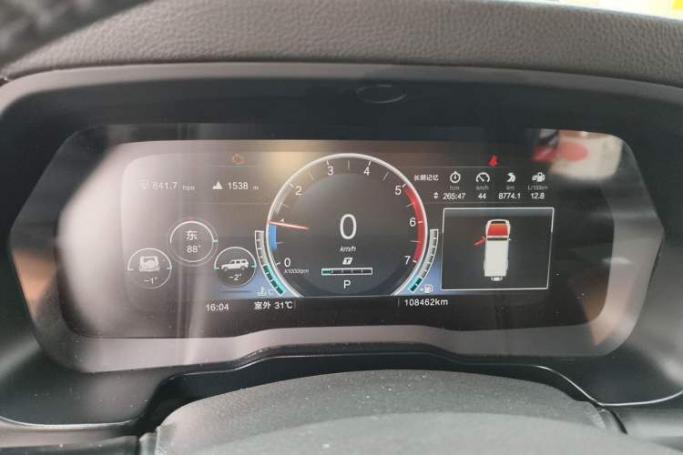 Used BAIC Off-Road BJ80 2020 3.0T Automatic Glory Flagship Edition Instrument Cluster