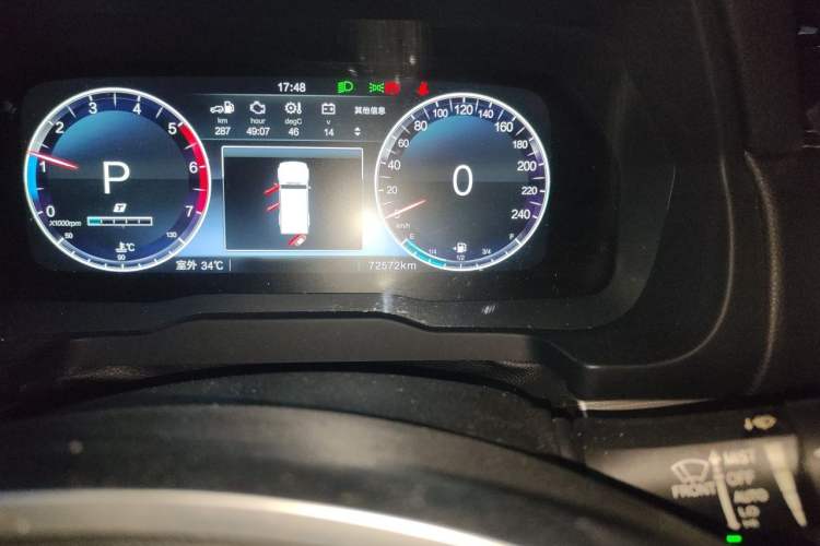 Used BAIC Off-Road BJ80 2020 3.0T Automatic Supreme Edition Odometer Close Up
