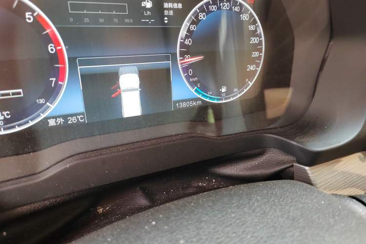 Used BAIC Off-Road BJ80 2020 3.0T Automatic Supreme Edition Odometer Close Up