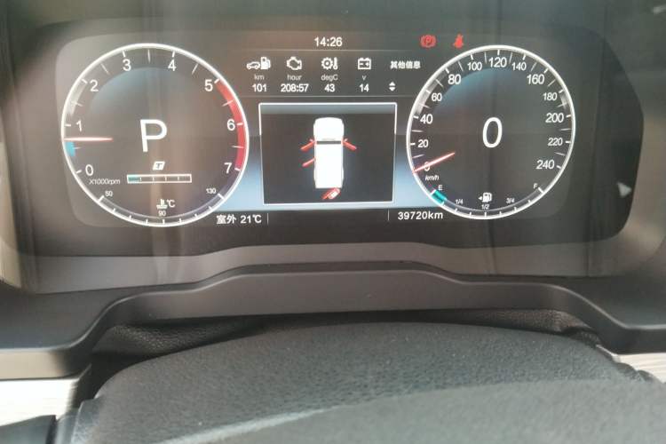 Used BAIC Off-Road BJ80 2020 3.0T Automatic Supreme Edition Odometer Close Up