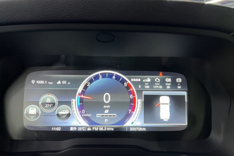 Used BAIC Off-Road BJ80 2020 3.0T Automatic Supreme Edition Odometer Close Up