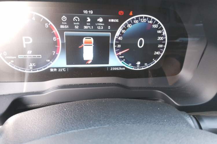 Used BAIC Off-Road BJ80 2020 3.0T Automatic Glory Edition Odometer Close Up