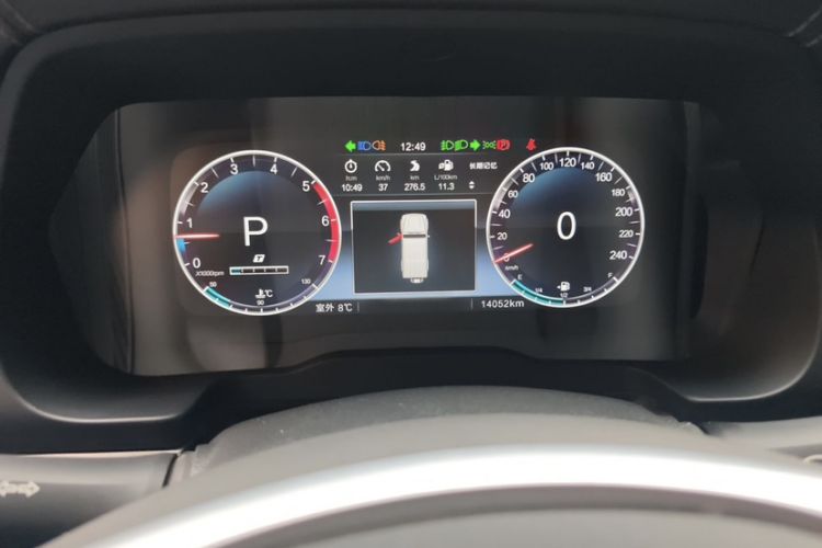 Used BAIC Off-Road BJ80 2020 3.0T Automatic Supreme Edition Odometer Close Up