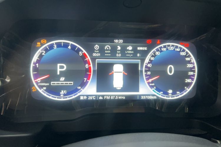 Used BAIC Off-Road BJ80 2020 3.0T Automatic Supreme Edition Odometer Close Up