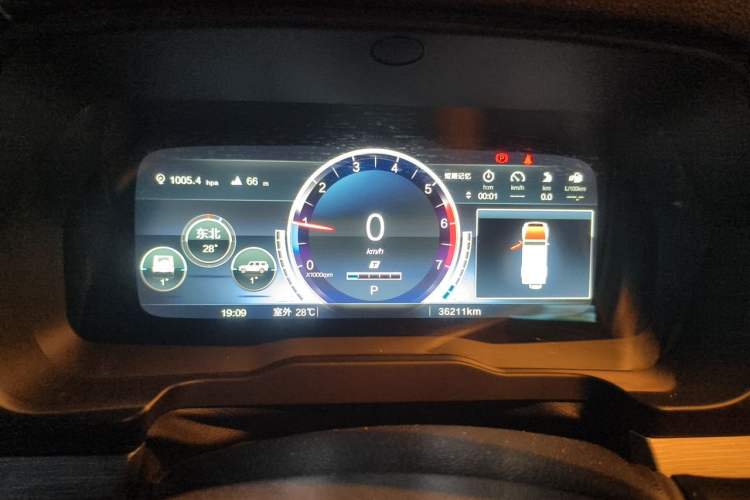 Used BAIC Off-Road BJ80 2020 2.3T Automatic Xiahke Version Odometer Close Up