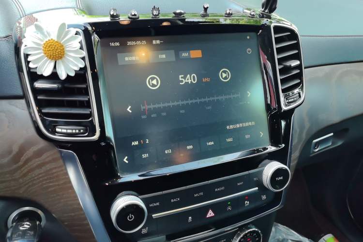 Used BAIC Off-Road BJ90 2020 3.0T Chief Edition Audio And AC Panel