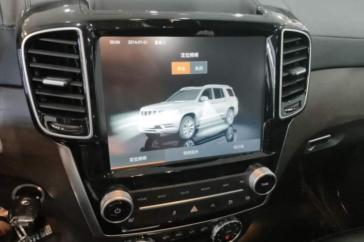 Used BAIC Off-Road BJ90 2021 4.0T Prestige Edition Audio And AC Panel