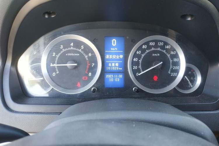 Used BAIC Off-Road E Series 2012 Hatchback 1.3L Manual Liking Edition Odometer Close Up