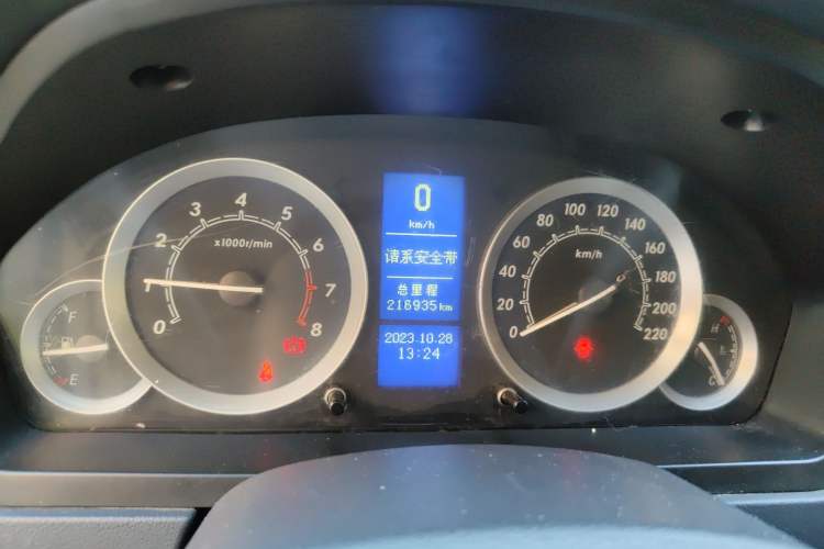 Used BAIC Off-Road E Series 2012 Hatchback 1.3L Manual Liking Edition Odometer Close Up