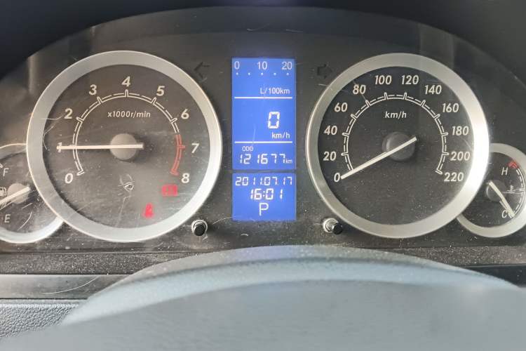 Used BAIC Off-Road E Series 2012 Hatchback 1.5L Automatic Leshang Version Odometer Close Up