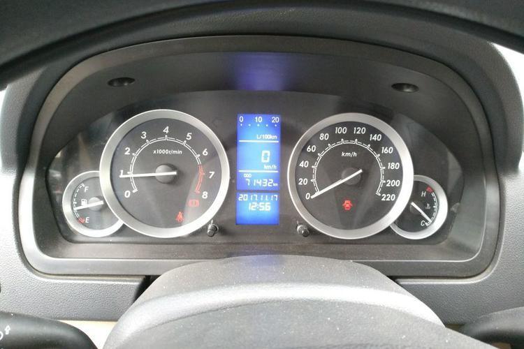 Used BAIC Off-Road E Series 2013 Sedan 1.3L Manual Lotte Edition Odometer Close Up