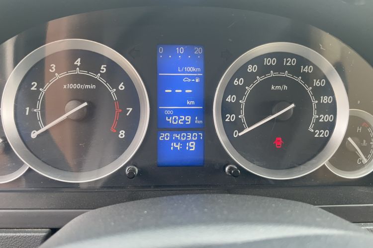 Used BAIC Off-Road E Series 2013 Hatchback 1.5L Automatic Lotte Edition Odometer Close Up