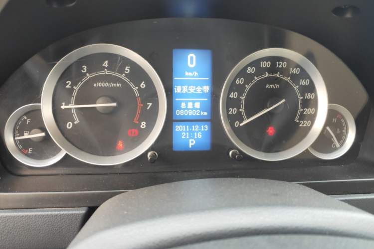 Used BAIC Off-Road E Series 2013 Sedan 1.5L Automatic Lotte Edition Odometer Close Up
