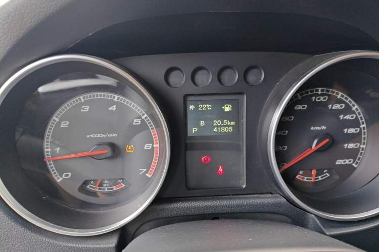 Used BAIC Off-Road F40 2019 2.3T Automatic Cube Edition Odometer Close Up