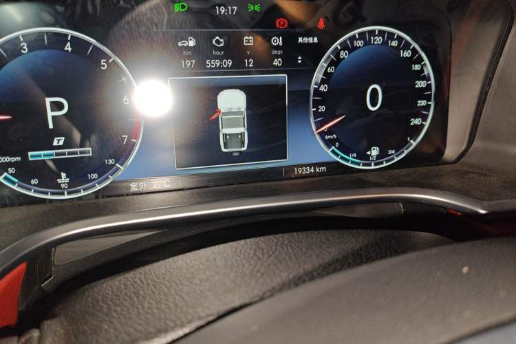 Used BAIC Off-Road F40 2021 2.0T Automatic Cube Edition Odometer Close Up