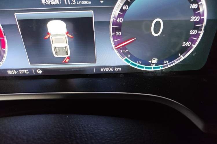 Used BAIC Off-Road F40  Odometer Close Up