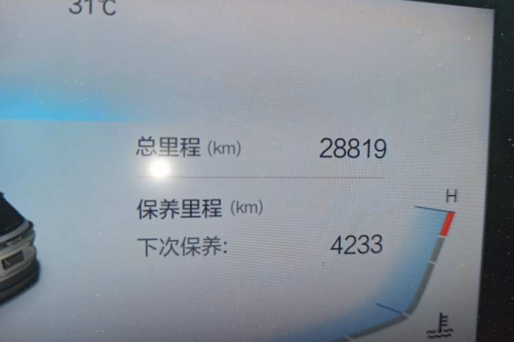 Used BAIC Rubik 2022 1.5T DCT Diamond Edition Odometer Close Up