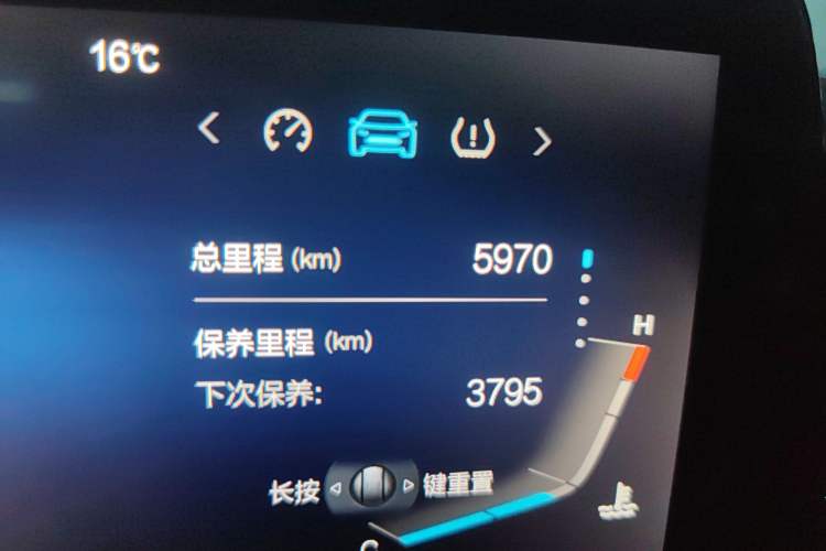 Used BAIC Rubik 2022 1.5T DCT Platinum Edition Odometer Close Up