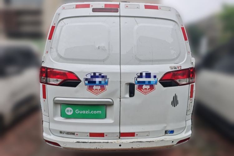 Used BAIC Ruixiang Boteng V2 EV 2022 Enclosed Van Standard Type Henan Lithium Battery Rear