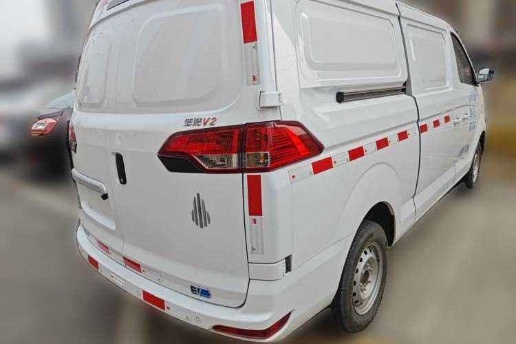 Used BAIC Ruixiang Boteng V2 EV 2022 Enclosed Van Standard Type Henan Lithium Battery Rear Right 45 Deg
