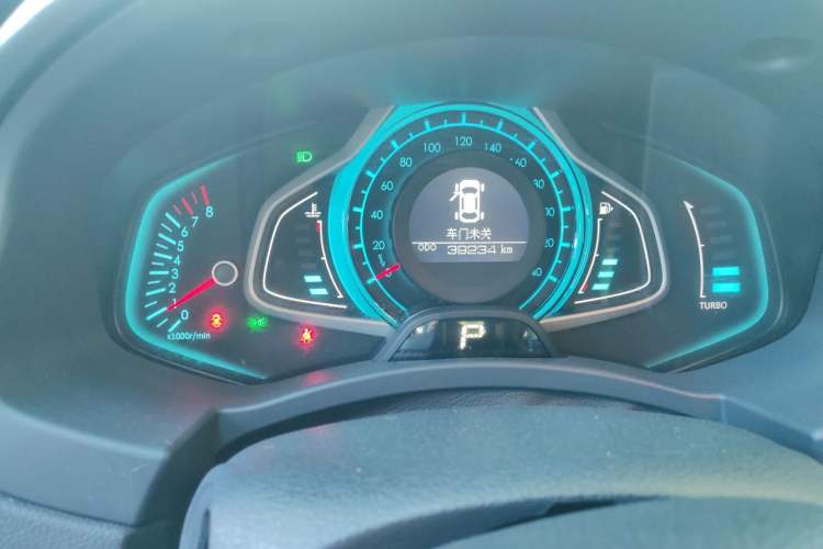 Used BAIC Senova CC 2015 1.8T Automatic Elite Edition Odometer Close Up