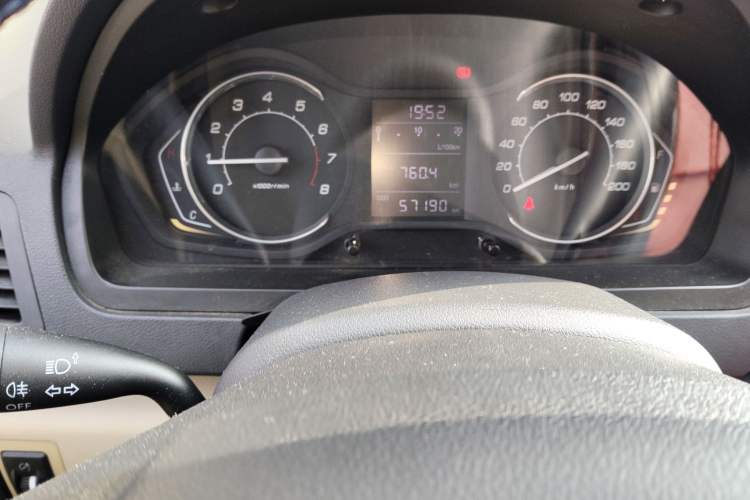Used BAIC Senova D20 2015 Sedan 1.5L Manual Lotte Edition Odometer Close Up