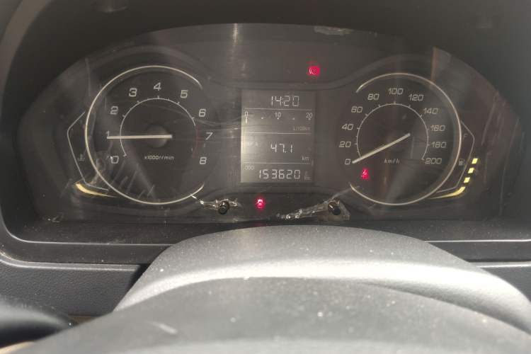 Used BAIC Senova D20 2015 Sedan 1.5L Manual Lotte Edition Odometer Close Up