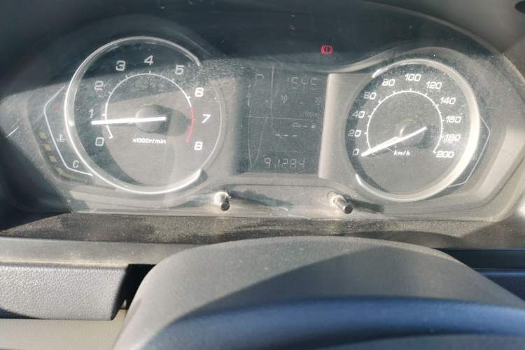Used BAIC Senova D20 2015 Hatchback 1.5L Automatic Lotte Edition Odometer Close Up