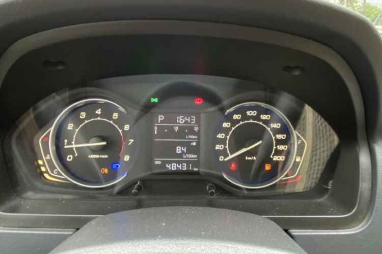 Used BAIC Senova D20 2015 Hatchback 1.5L Automatic Lotte Edition Odometer Close Up