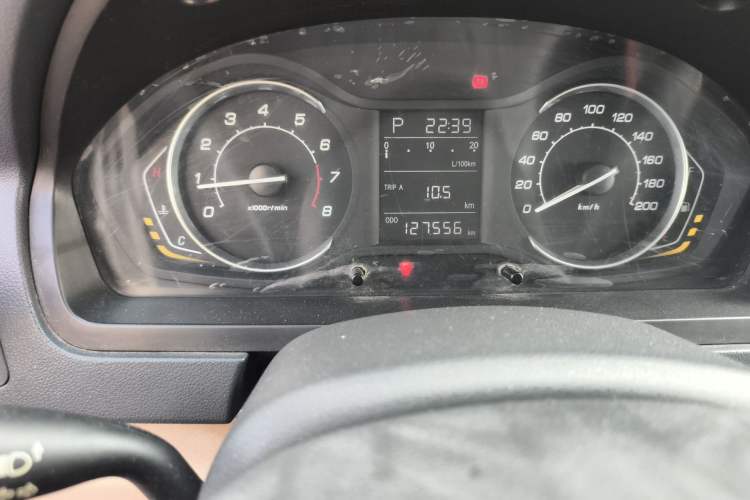 Used BAIC Senova D20 2015 Hatchback 1.5L Automatic Lotte Edition Odometer Close Up