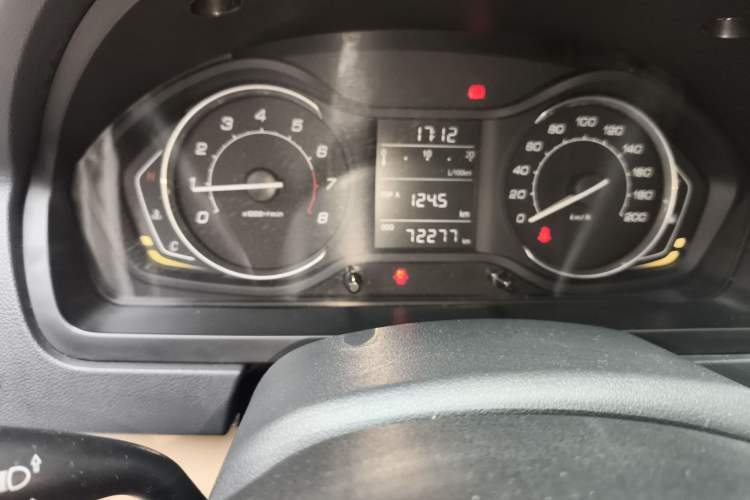 Used BAIC Senova D20 2015 Sedan 1.5L Manual Lotte Edition Odometer Close Up