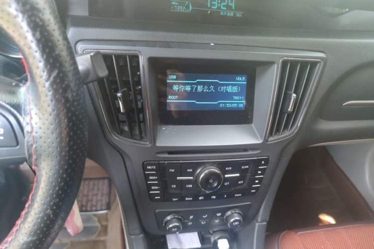 Used BAIC Senova D50 2014 1.5L manual comfort version Audio And AC Panel