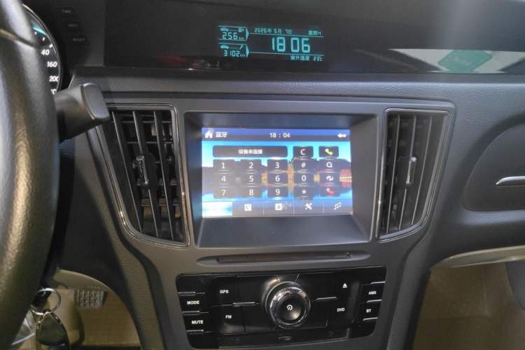 Used BAIC Senova D50 2014 1.5L manual comfort version Audio And AC Panel