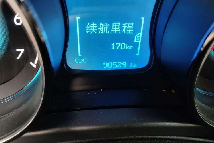 Used BAIC Senova D50 2014 1.5L manual standard version Odometer Close Up