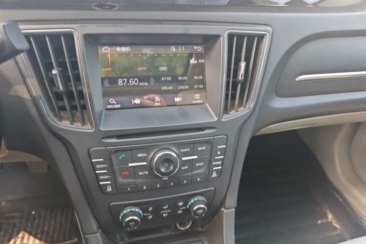 Used BAIC Senova D50 2014 1.5L manual comfort version Audio And AC Panel