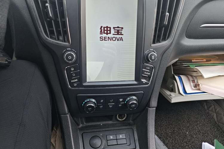 Used BAIC Senova D50 2014 1.5L manual comfort version Audio And AC Panel