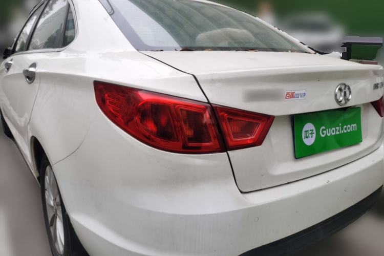 Used BAIC Senova D50 2015 1.5L Manual Comfort Value Navigation Edition Rear Left 45 Deg