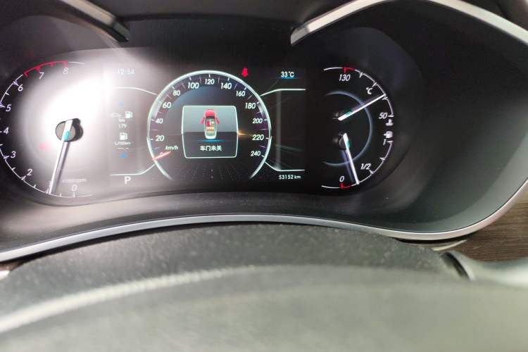 Used BAIC Senova D50 2018 1.5L CVT Prestige Smart Connect Edition Odometer Close Up