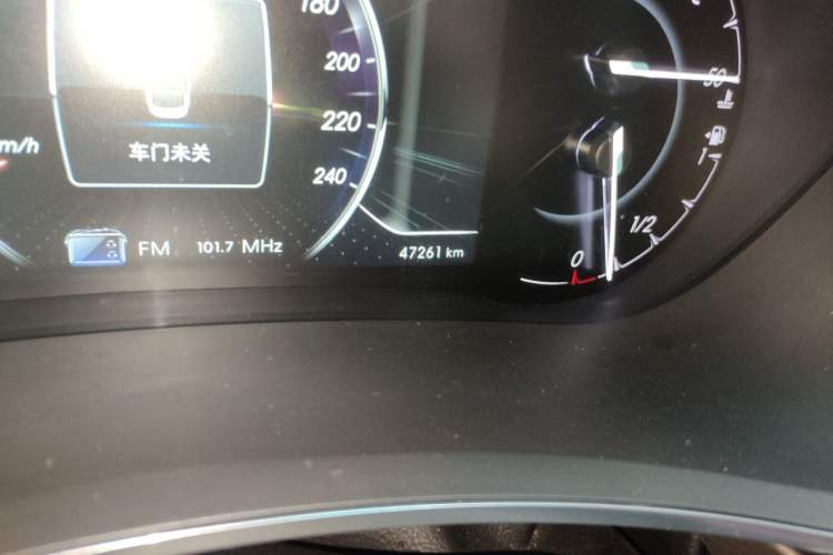 Used BAIC Senova D50 2018 1.5L CVT Prestige Intelligent Drive Edition Odometer Close Up