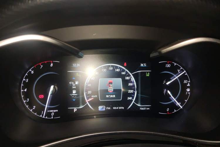 Used BAIC Senova D50 2018 1.5L CVT Prestige Intelligent Drive Edition Instrument Cluster