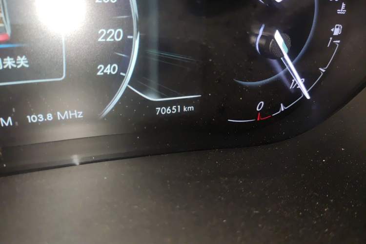 Used BAIC Senova D50 2018 1.5L CVT Prestige Intelligent Drive Edition Odometer Close Up