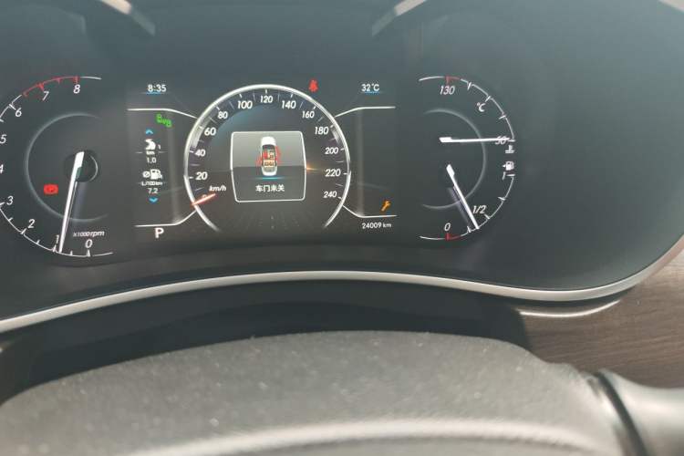 Used BAIC Senova D50 2018 1.5L CVT Prestige Intelligent Drive Edition Odometer Close Up