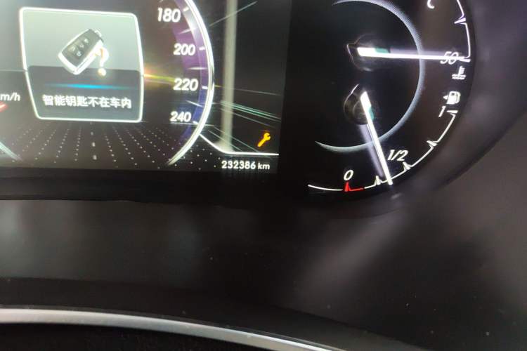 Used BAIC Senova D50 2018 1.5L CVT Prestige Intelligent Drive Edition Odometer Close Up