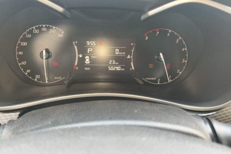 Used BAIC Senova D50 2018 1.5L CVT Luxury Intelligent Drive Edition Odometer Close Up