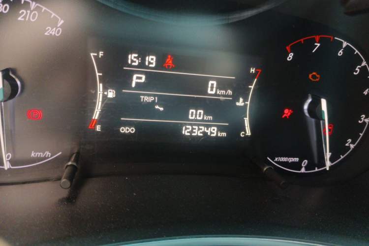 Used BAIC Senova D50 2018 1.5L CVT Luxury Intelligent Drive Edition Odometer Close Up